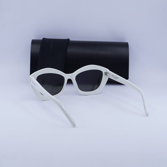 Final Price! Saint Laurent SL68 004 Ivory/Grey Sunglasses - Picture 5 of 11